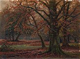 "New Forest in Autumn" 1919, Frederick Golden Short