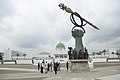 메이스가 있는 나이지리아의 국회의사당