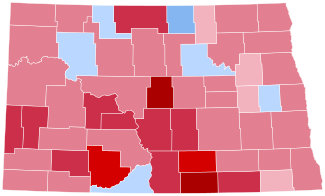 Résultats de l'élection présidentielle du Dakota du Nord 1968.svg