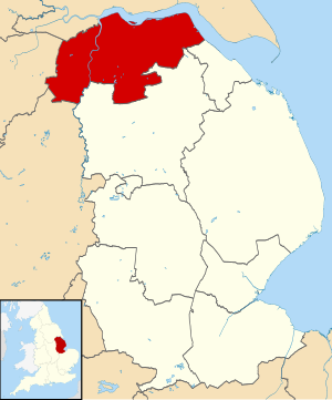 Северный Линкольншир на карте