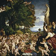 Offerta a Venere, di Tiziano, 1518-1520.