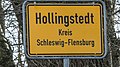 Treene bei Hollingstedt ist Kreisgrenze zwischen Nordfriesland und Flensburg-Schleswig