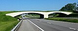 New York State Thruway overpass