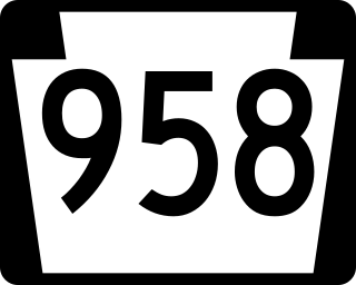 <span class="mw-page-title-main">Pennsylvania Route 958</span> State highway in Warren County, Pennsylvania, US