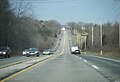 Northbound PA 263 in Buckingham Township