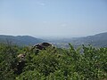 Panorama des Val di Chio von der Casa delle Rolle