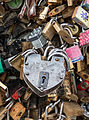 * Nomination Love padlocks at the Pont de l’Archevêché, Paris, France --XRay 03:28, 21 August 2014 (UTC) * Decline Backfocus: the main padlock is slightly out of focus. -- XtoF 18:16, 23 August 2014 (UTC)