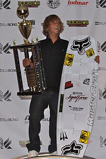 Paulie Koch American world champion wakeboarder (born 1996)