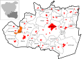 English: Location of Peckfitz in Gardelegen, Altmarkkreis Salzwedel in Saxony-Anhalt Deutsch: Lage der Ortschaft Peckfitz in der Hansestadt Gardelegen im Altmarkkreis Salzwedel in Sachsen-Anhalt