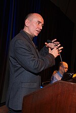 Peter Molyneux, co-founder of Bullfrog Productions, in 2010 Peter Molyneux - Game Developers Conference 2010 (2).jpg