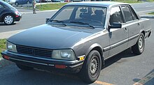 Ein Peugeot 505 ähnlich dem der Halms