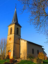 The church in Pévange