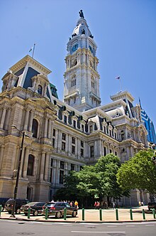 L'Hôtel de ville de Philadelphie.