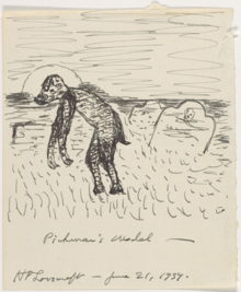 Illustration by Lovecraft, 1934 Pickman's Model, 21 June 1934.png