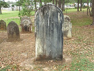 Pioneer Headstone moved from Tozer Park Rd Cemetery Pioneer Headstone.JPG