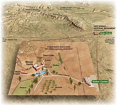 3D map of the monument and its surroundings