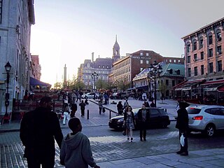 Place Jacques-Cartier square in Montreal, Canada