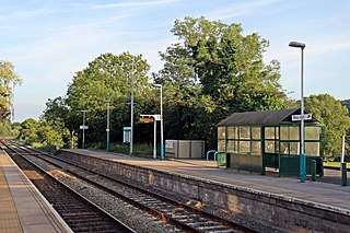 Hope railway station (Wales) Railway station in Flintshire, Wales