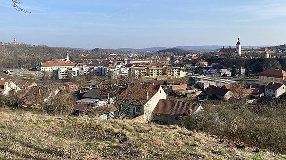 Oslavany : vue générale.