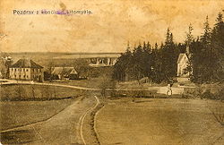 Pohlednice z Končin z počátku 20. století