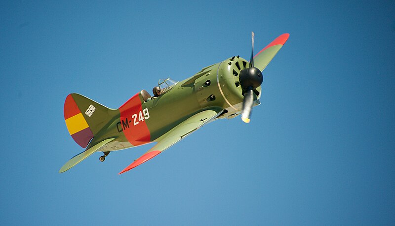 File:Polikarpov I-16 with spanish republican markings.jpg