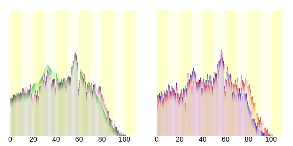 Population distribution of Komoro, Nagano, Japan.svg
