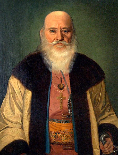 Image: Portrait of Prota Mateja Nenadović (Uroš Knežević, 1852)