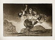 Прадо - Los Disparates (1864) - No. 10 - El caballo raptor.jpg