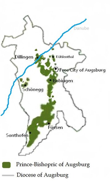 The Prince-Bishopric and the Diocese of Augsburg