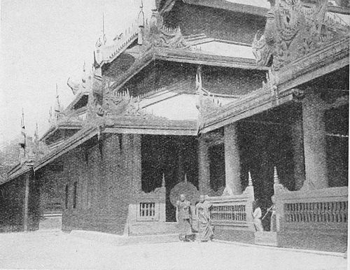 Fig. 61. A corner of the palace, Mandalay.