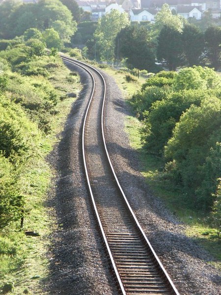 File:Railway line to Tenby - geograph.org.uk - 470841.jpg