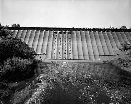 Redridge Steel Dam, built 1905, Michigan