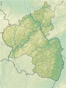 Relief map: Rhineland-Palatinate