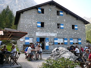 The Rifugio Vandelli