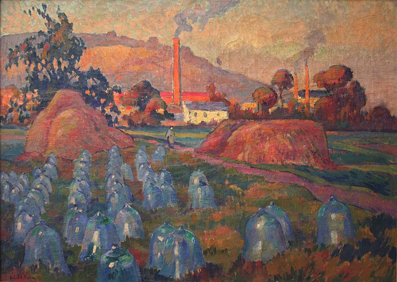 File:Robert Antoine Pinchon, 1921, Le Jardin maraicher, oil on canvas, 74 x 100 cm, Musée des Beaux-Arts de Rouen..jpg