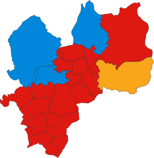 Rochdale UK ward map 2023.svg