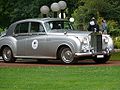 A 1950s and 1960s Rolls-Royce design, the Silver Cloud, retaining a refined double bow