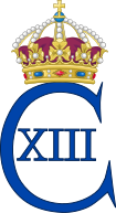 Royal Monogram of King Charles XIII of Sweden.svg