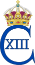 Monogramme royal du roi Charles XIII de Suède.svg