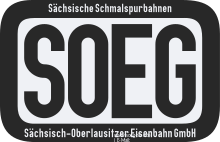 Logo Sächsisch-Oberlausitzer Eisenbahngesellschaft 2016