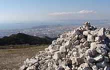 Marseille vue du sommet du mont Saint-Cyr