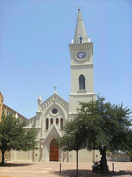 Laredo is the third largest city in South Texas. The San Agustin Cathedral was built during the Spanish Texas period.