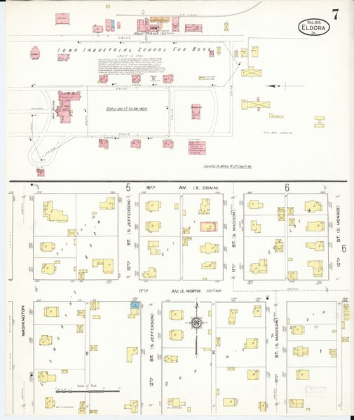 File:Sanborn Fire Insurance Map from Eldora, Hardin County, Iowa. LOC sanborn02645 005-7.tif