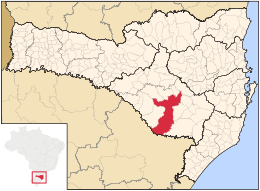 Lages - Mapa