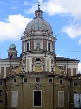 Kupolen, ritad av Pietro da Cortona.