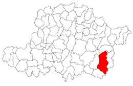 Săvârșin – Mappa