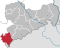 Lage des Vogtlandkreises im Freistaat Sachsen