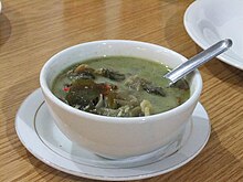 Sayur lodeh often have tempeh produced from advanced stages of fermentation mixed in for flavor