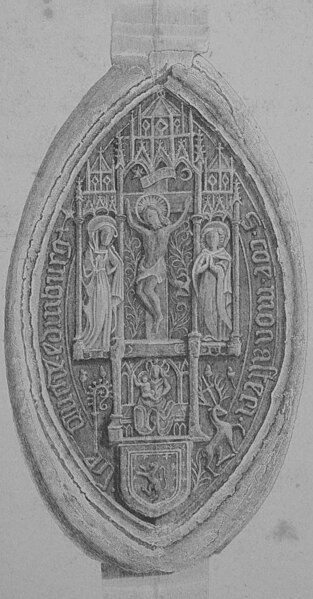 File:Sceau de l'abbaye de Holyrood1555.JPG