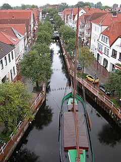 Buxtehude Place in Lower Saxony, Germany